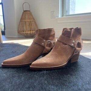 New Paris TX Austin Leather Boot Sz 38